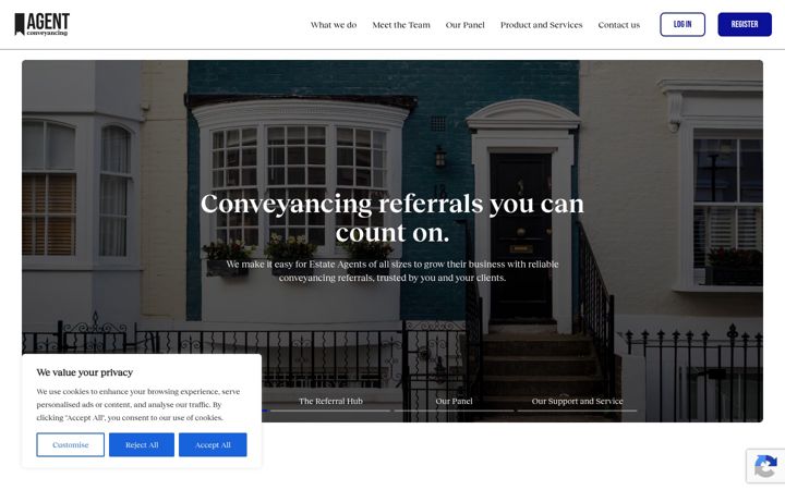 Screenshot of agentconvey.co.uk