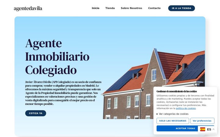 Screenshot of agentedavila.com
