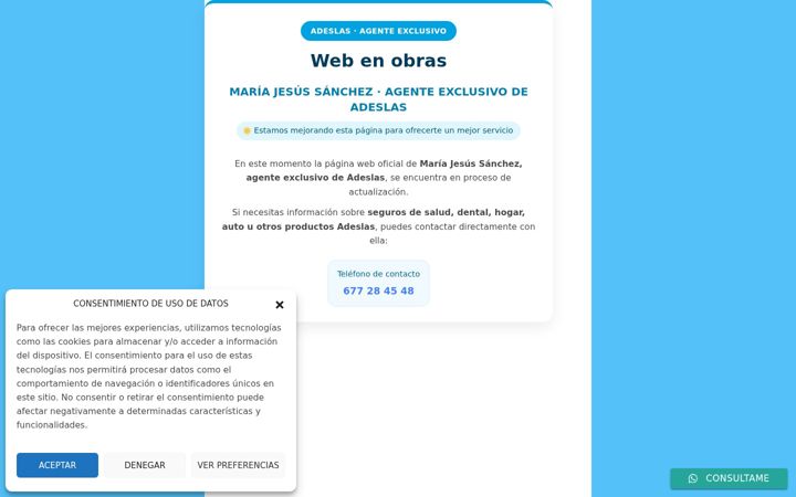 Screenshot of agenteexclusivaadeslas.com