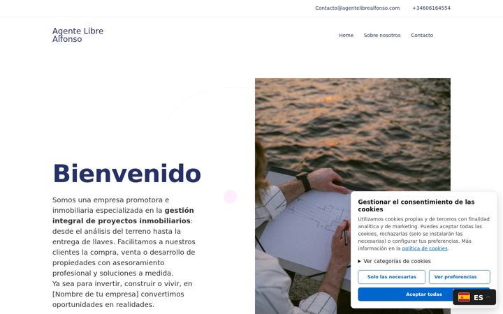 Screenshot of agentelibrealfonso.es