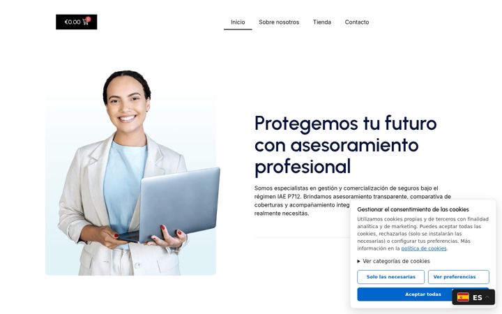 Screenshot of agentesegurosgarcia.com
