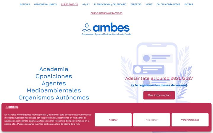 Ekrānuzņēmums no agentesmedioambiente.com