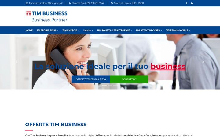 Screenshot of agentetimbusiness.it