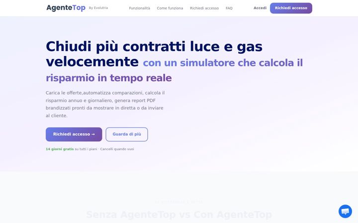 Screenshot of agentetop.it