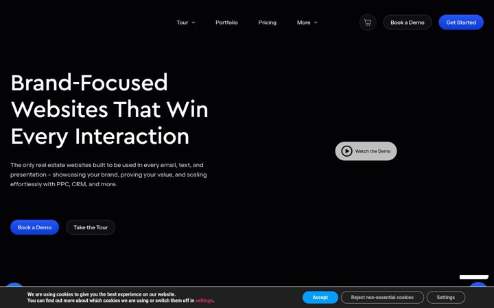 Screenshot of agentfire.com