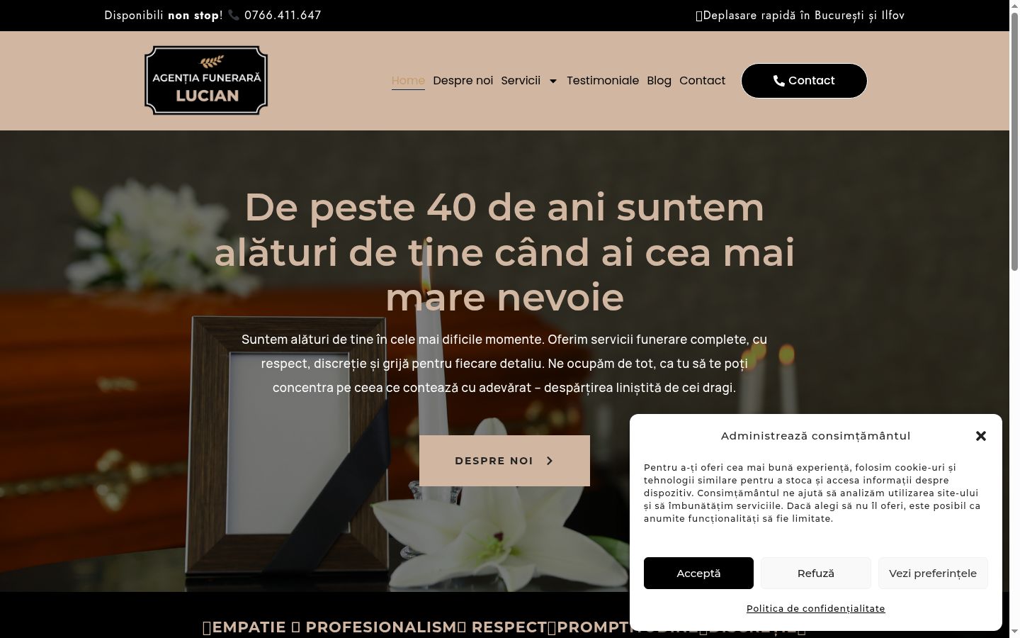 Screenshot tal-banner tal-kunsens muri qabel kwalunkwe interazzjoni