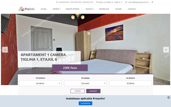 Screenshot ta' agentiaproactiv.ro