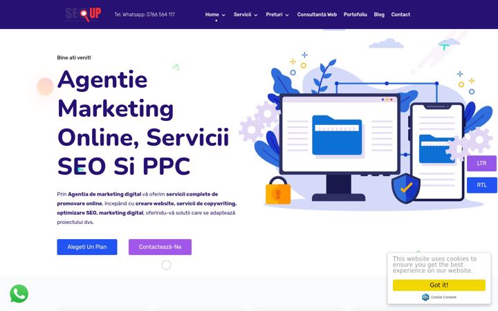 Screenshot ta' agentie-marketing-online.com