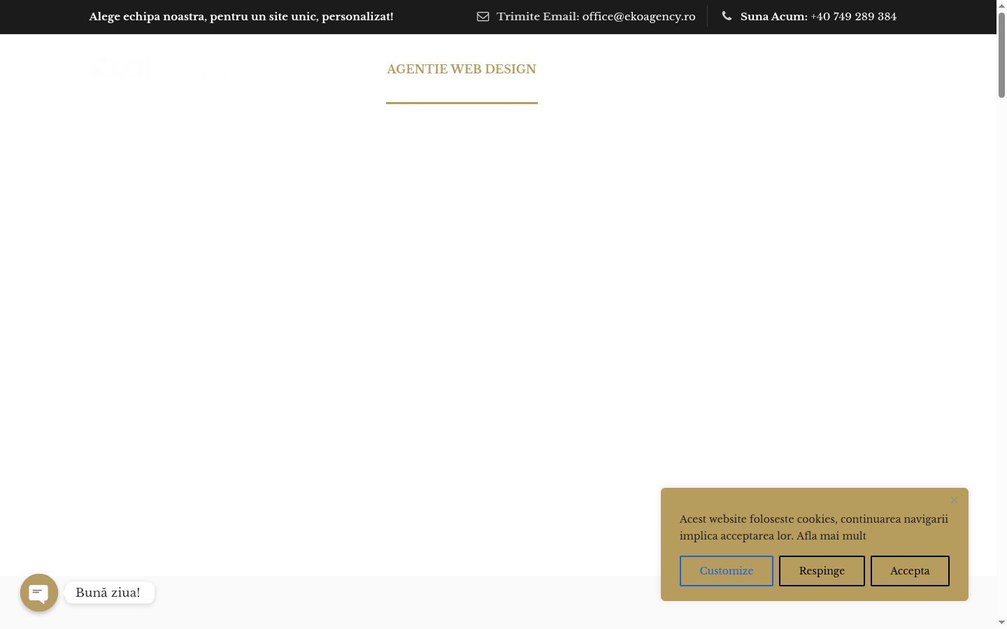 Screenshot des Einwilligungsbanners vor jeglicher Interaktion