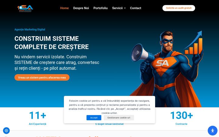 Screenshot of agentie.marketing