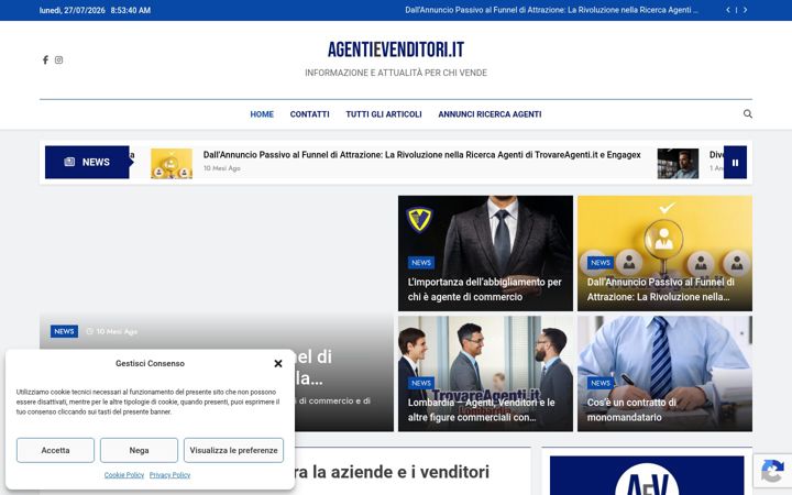 Screenshot ta' agentievenditori.it