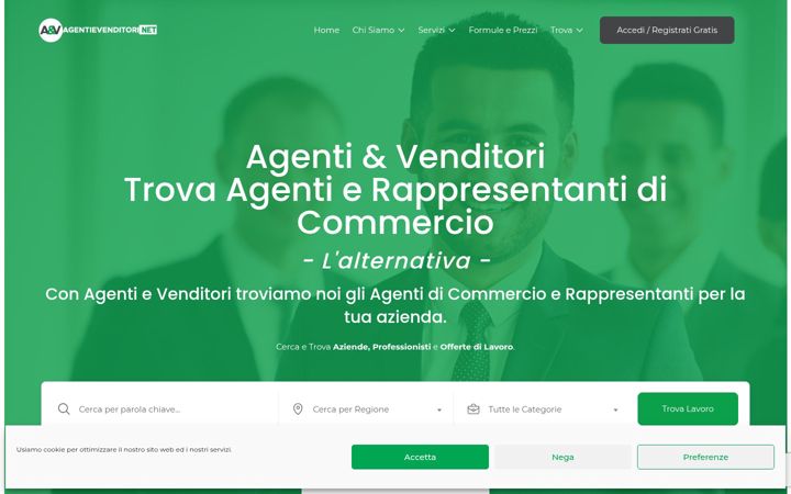 Screenshot of agentievenditori.net