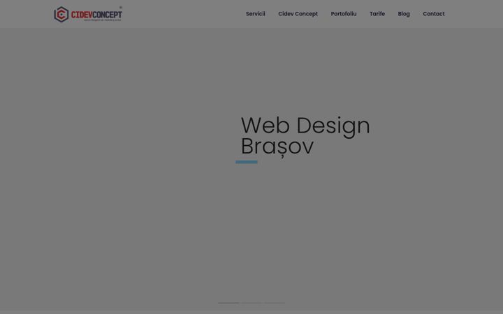 Screenshot of agentiewebdesignbrasov.ro