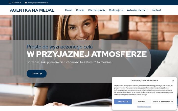 Screenshot of agentkanamedal.pl