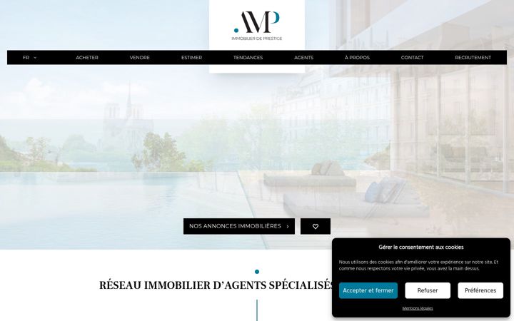 Screenshot του agentmandataireprestige.fr