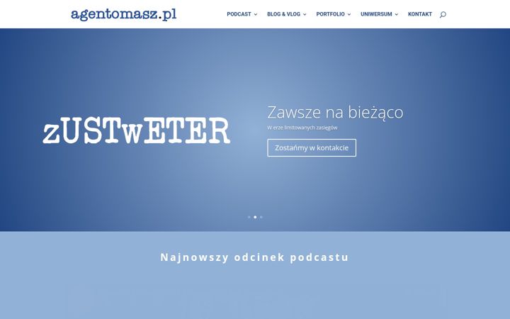 Screenshot of agentomasz.pl