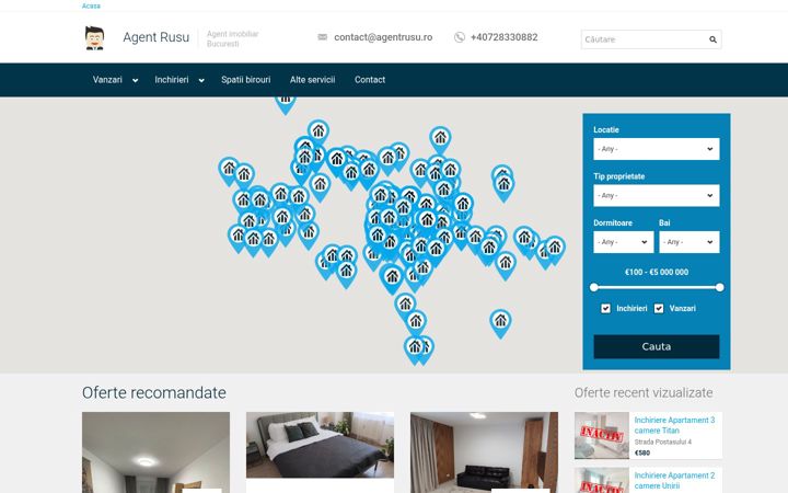 Screenshot of agentrusu.ro