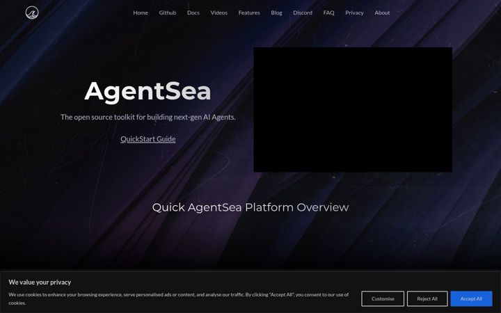 Skærmbillede af agentsea.ai