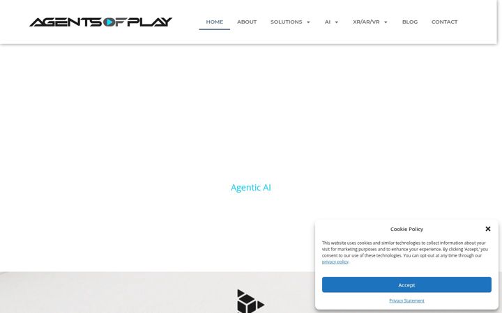 Captura de ecrã de agentsofplay.com