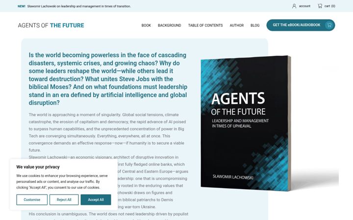 Screenshot of agentsofthefuture.org