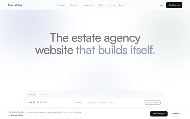 Screenshot of agentsolution.co.uk