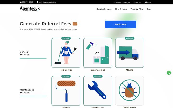 Képernyőkép: agentsouk.com