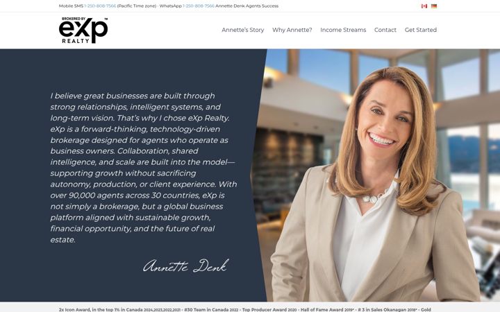 Képernyőkép: agentsuccess.online