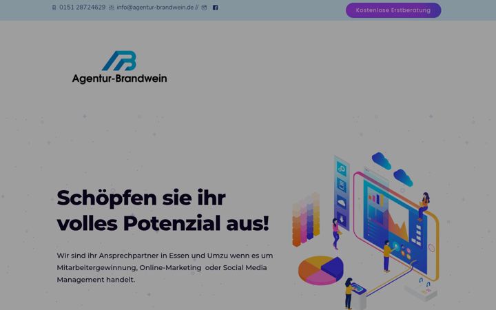 Captura de ecrã de agentur-brandwein.de