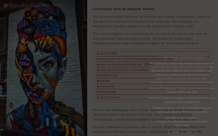 Screenshot of agentur-dresden.com