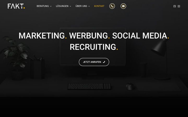 Screenshot of agentur-fakt.de