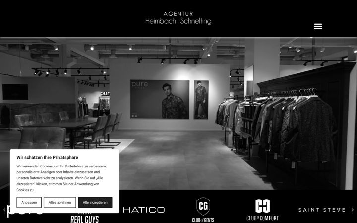 Screenshot of agentur-hs.de