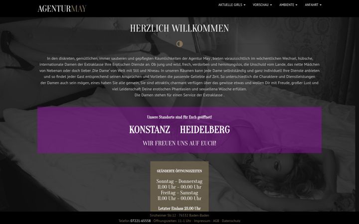 Screenshot of agentur-may.com