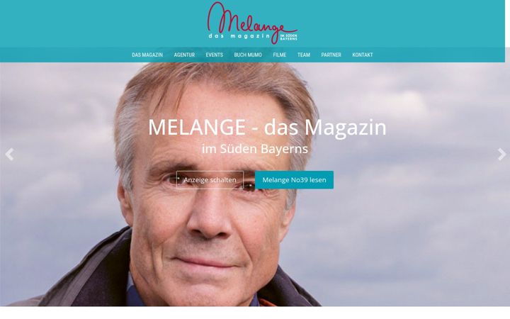 Screenshot of agentur-melange.de