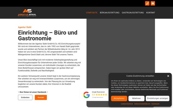 Screenshot of agentur-stahl.com
