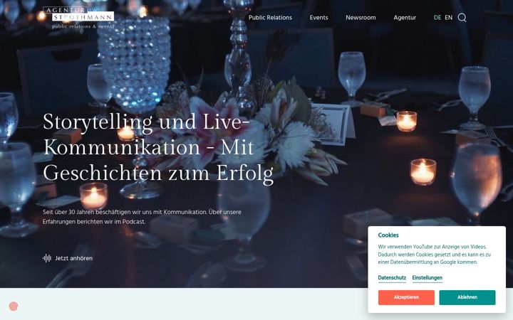 Képernyőkép: agentur-strothmann.de