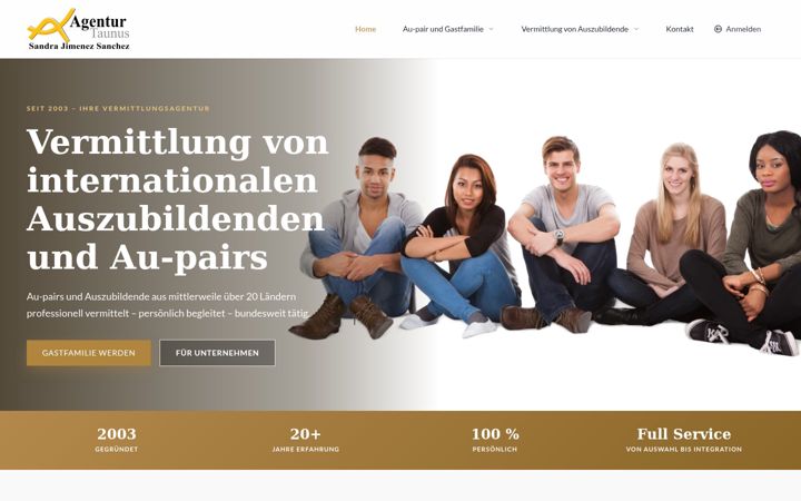 Képernyőkép: agentur-taunus.de