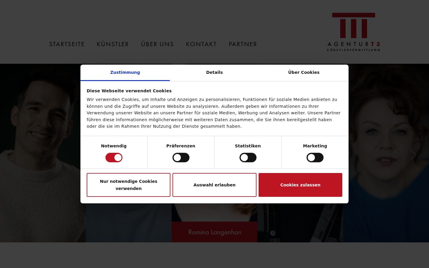 Screenshot tal-banner tal-kunsens muri qabel kwalunkwe interazzjoni