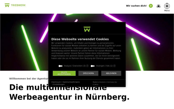 Screenshot of agentur-triebwerk.de