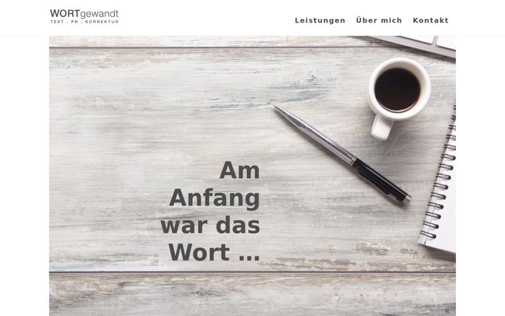 Screenshot of agentur-wortgewandt.at