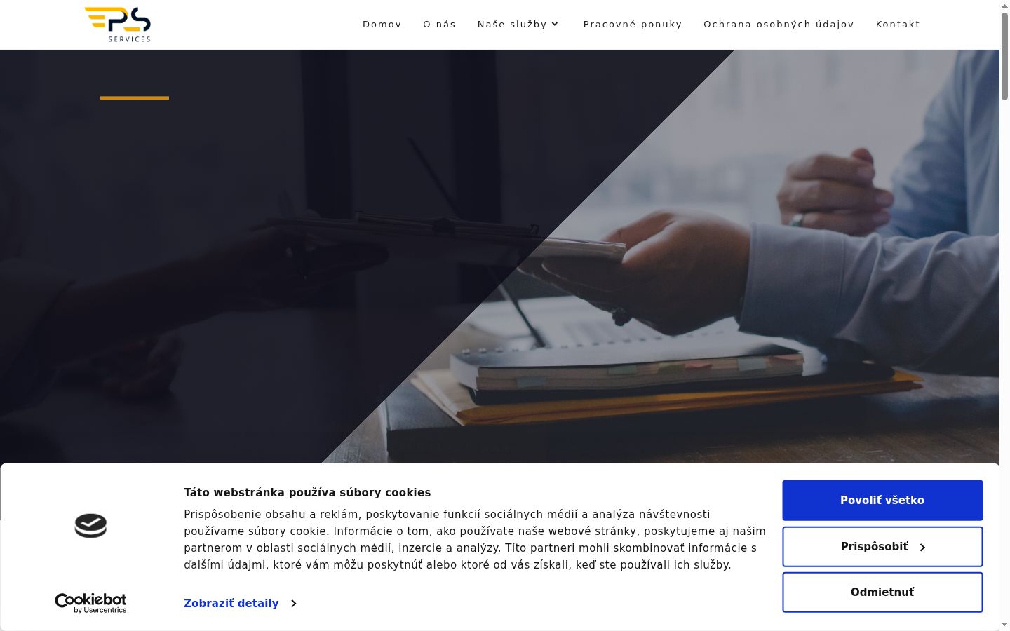 Sutikimo reklamjuostės, rodytos prieš bet kokią sąveiką, ekrano kopija