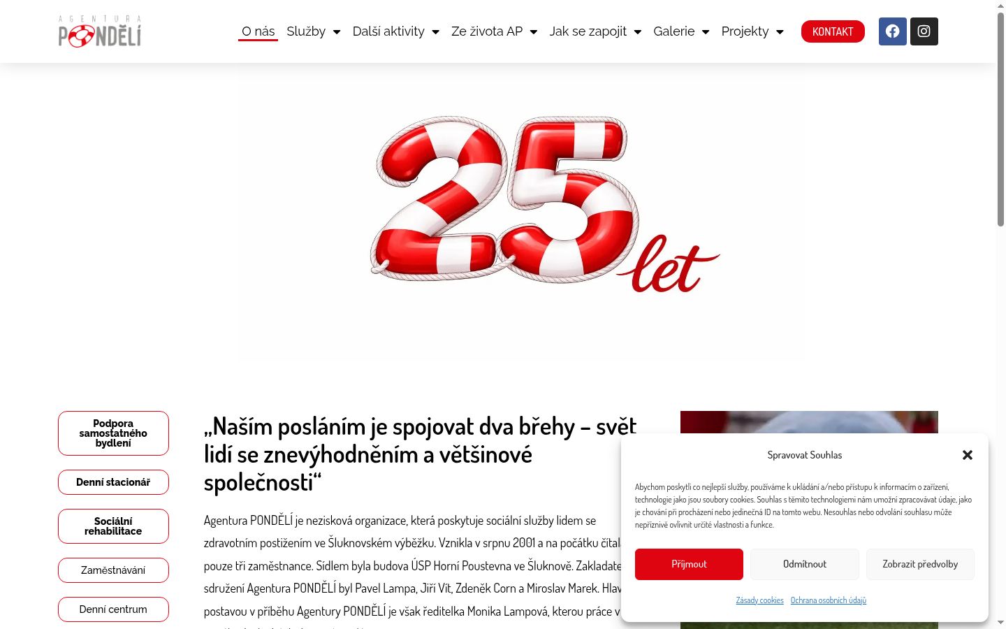 Képernyőkép a bármilyen interakció előtt megjelenő hozzájárulási bannerről