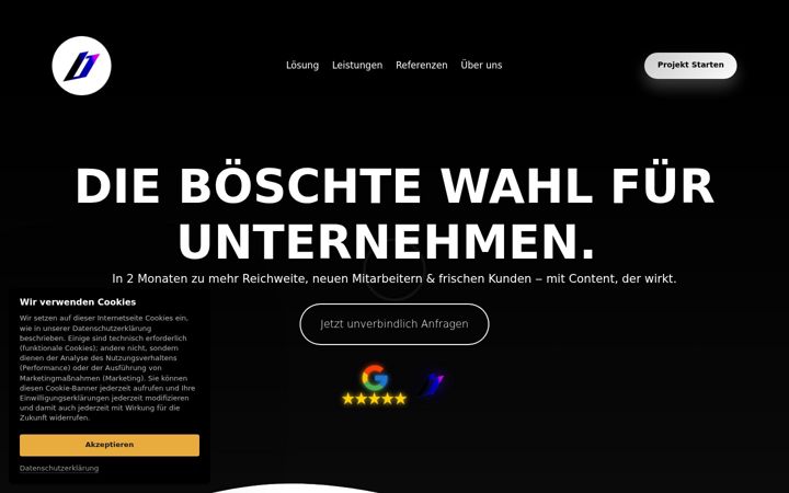 Screenshot of agenturboesch.de