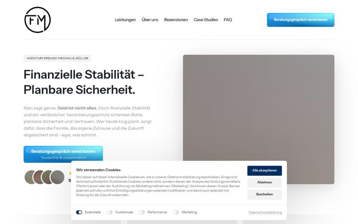 Screenshot of agenturen-fm.de