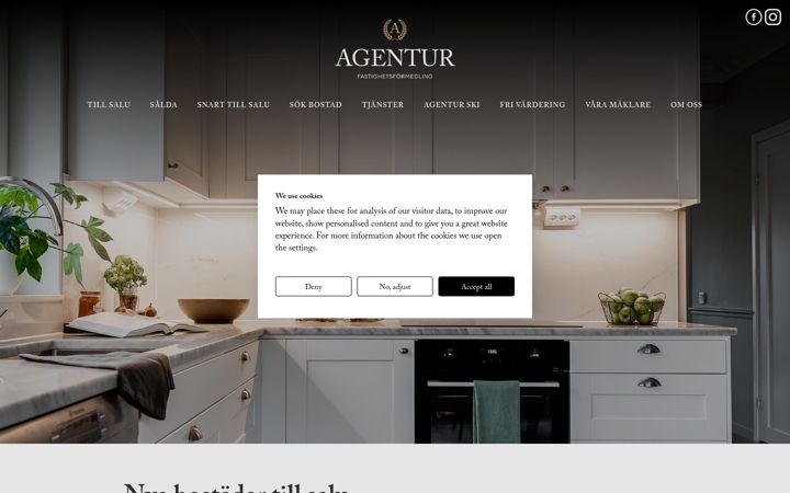 Capture d'écran de agenturfast.se