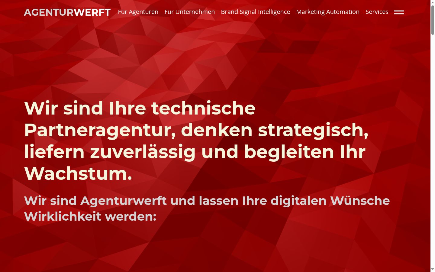 Screenshot des Einwilligungsbanners vor jeglicher Interaktion