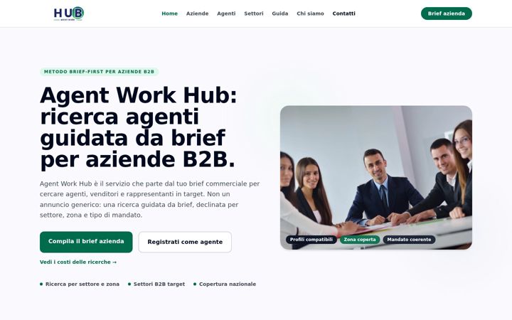 Screenshot of agentworkhub.com