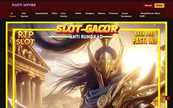 Screenshot of agenwin188.com
