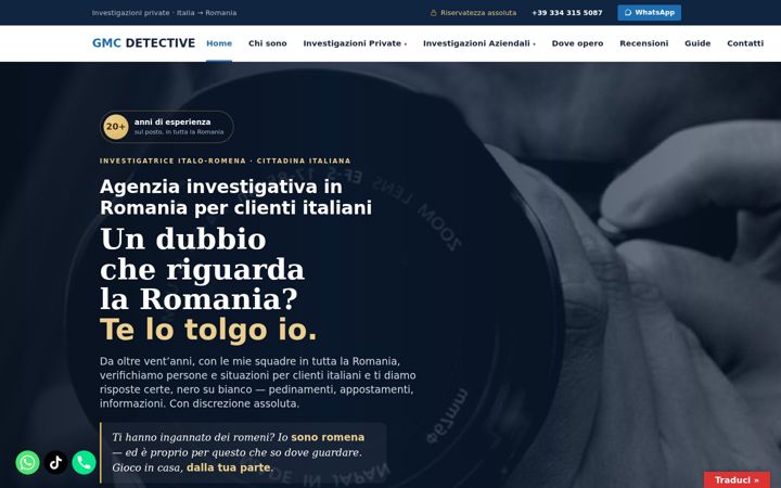 Ekrānuzņēmums no agenzia-investigativaromania.com