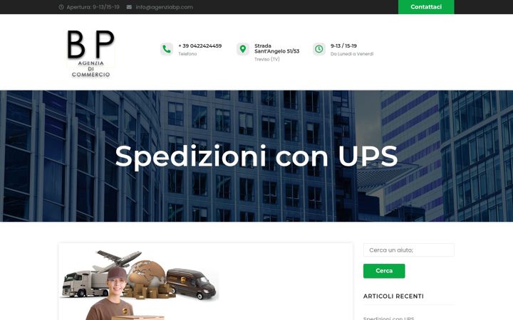 Screenshot of agenziabp.com