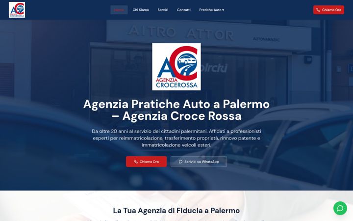 Ekraanipilt saidist agenziacrocerossa.it